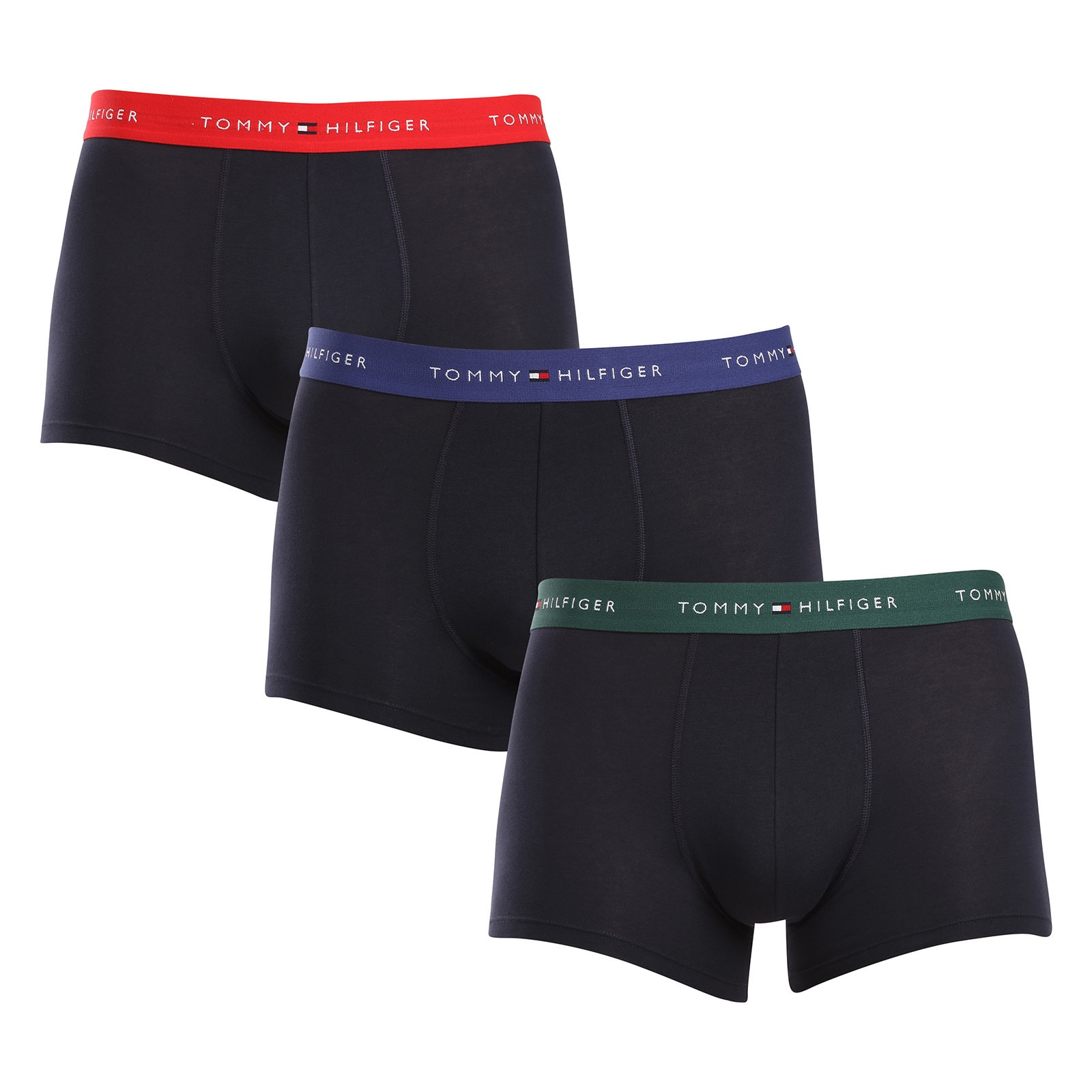 3PACK pánské boxerky Tommy Hilfiger tmavě modré (UM0UM02763 0WN) M, trenky / trenýrky