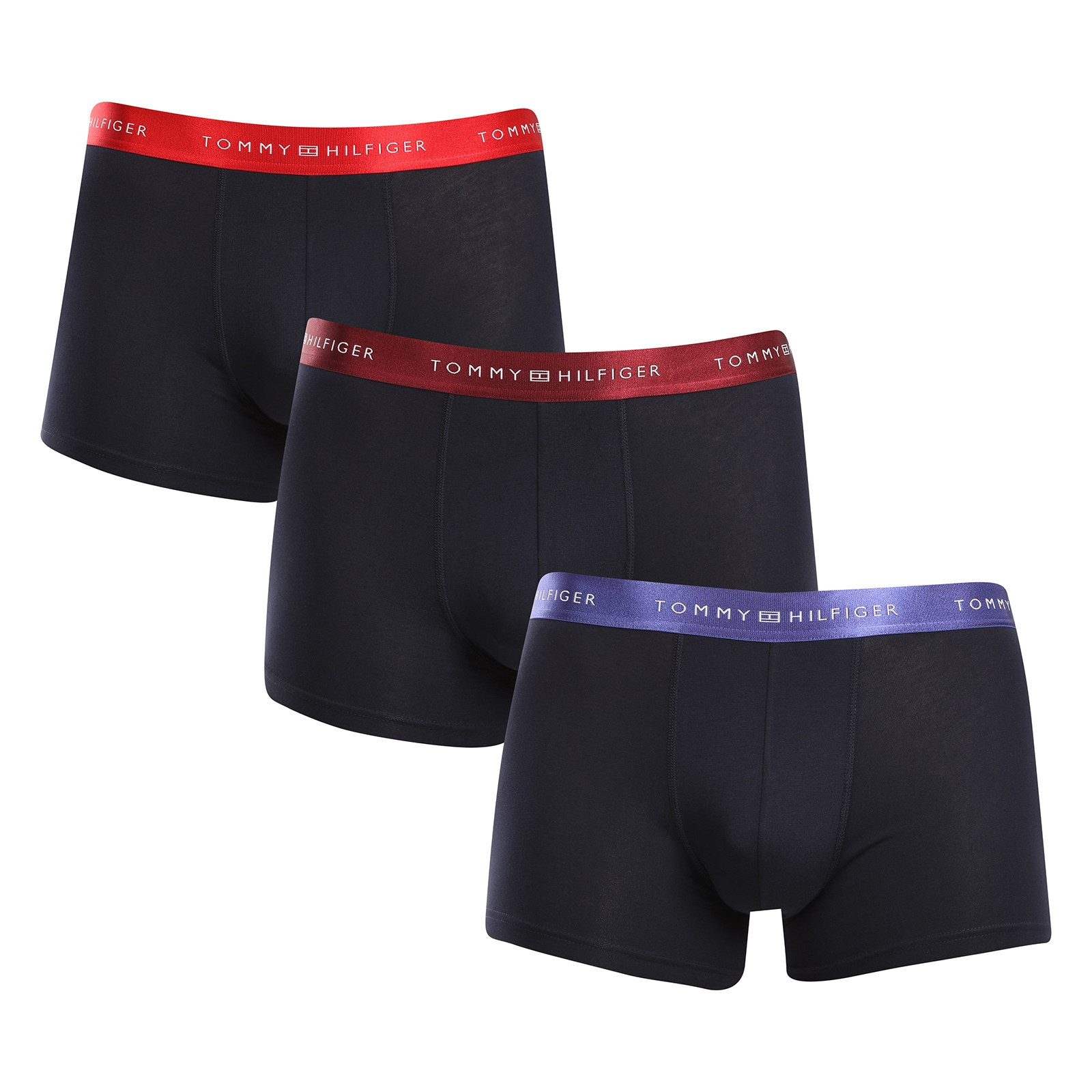 3PACK pánské boxerky Tommy Hilfiger černé (UM0UM03411 0WP) M, trenky / trenýrky