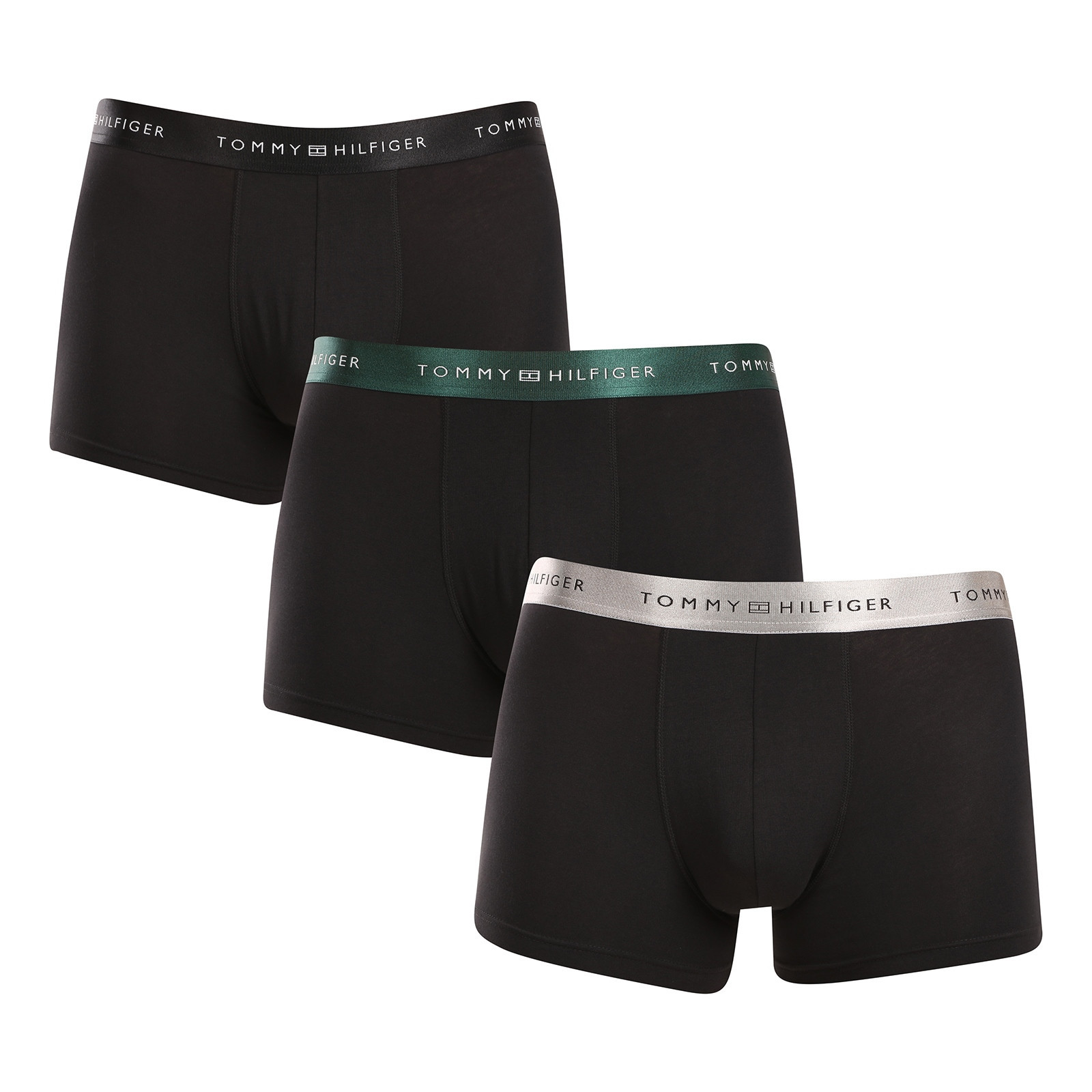 3PACK pánské boxerky Tommy Hilfiger černé (UM0UM03411 0SJ) M, trenky / trenýrky