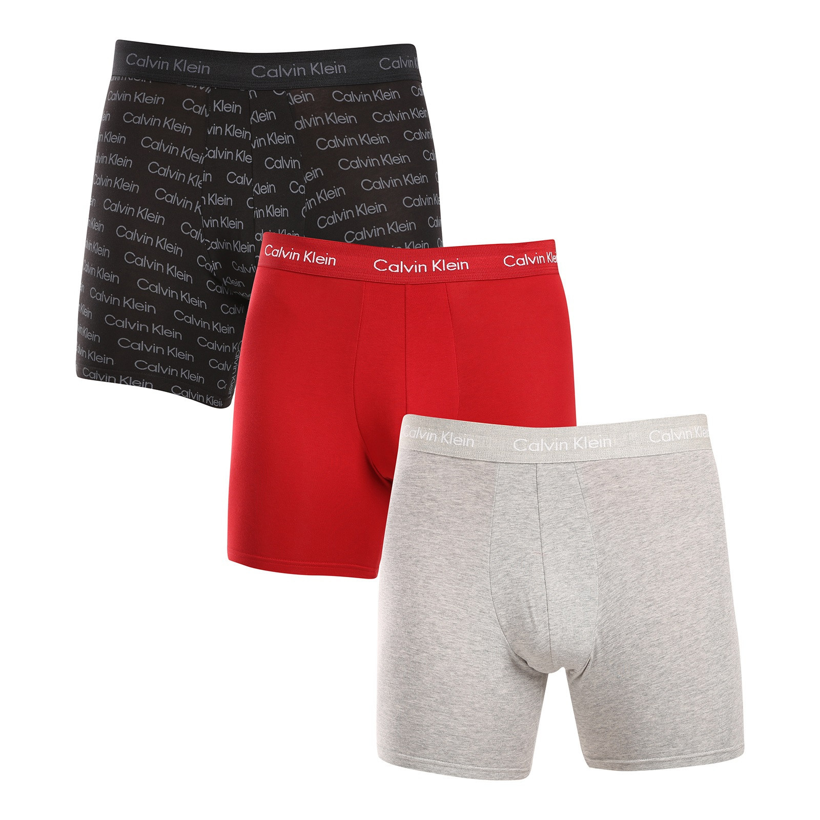 3PACK pánské boxerky Calvin Klein vícebarevné (NB3057A-QYP) M, trenky / trenýrky