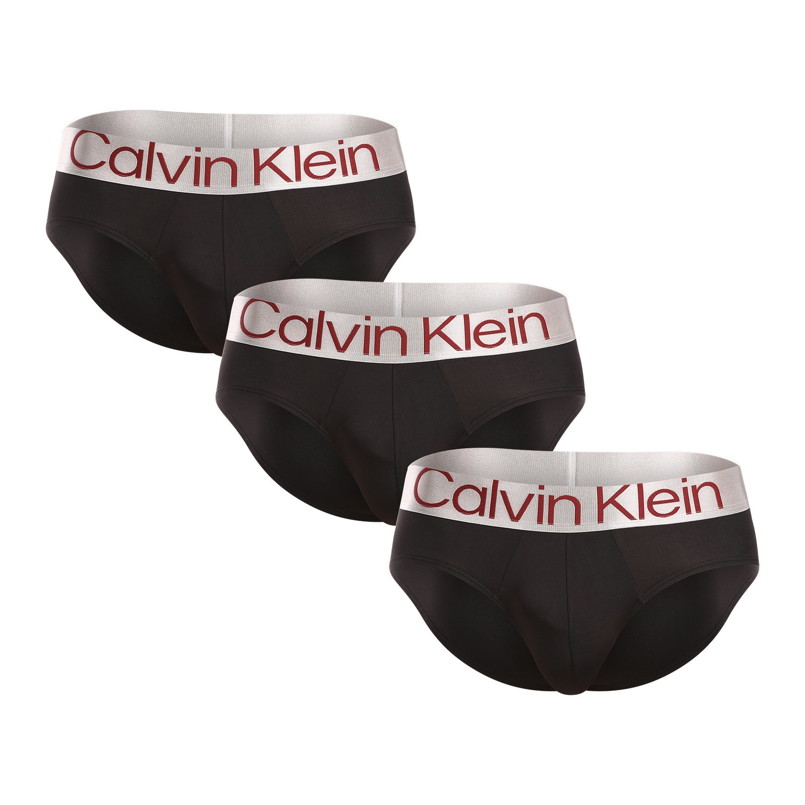 3PACK pánské slipy Calvin Klein černé (NB3073A-Q09) S