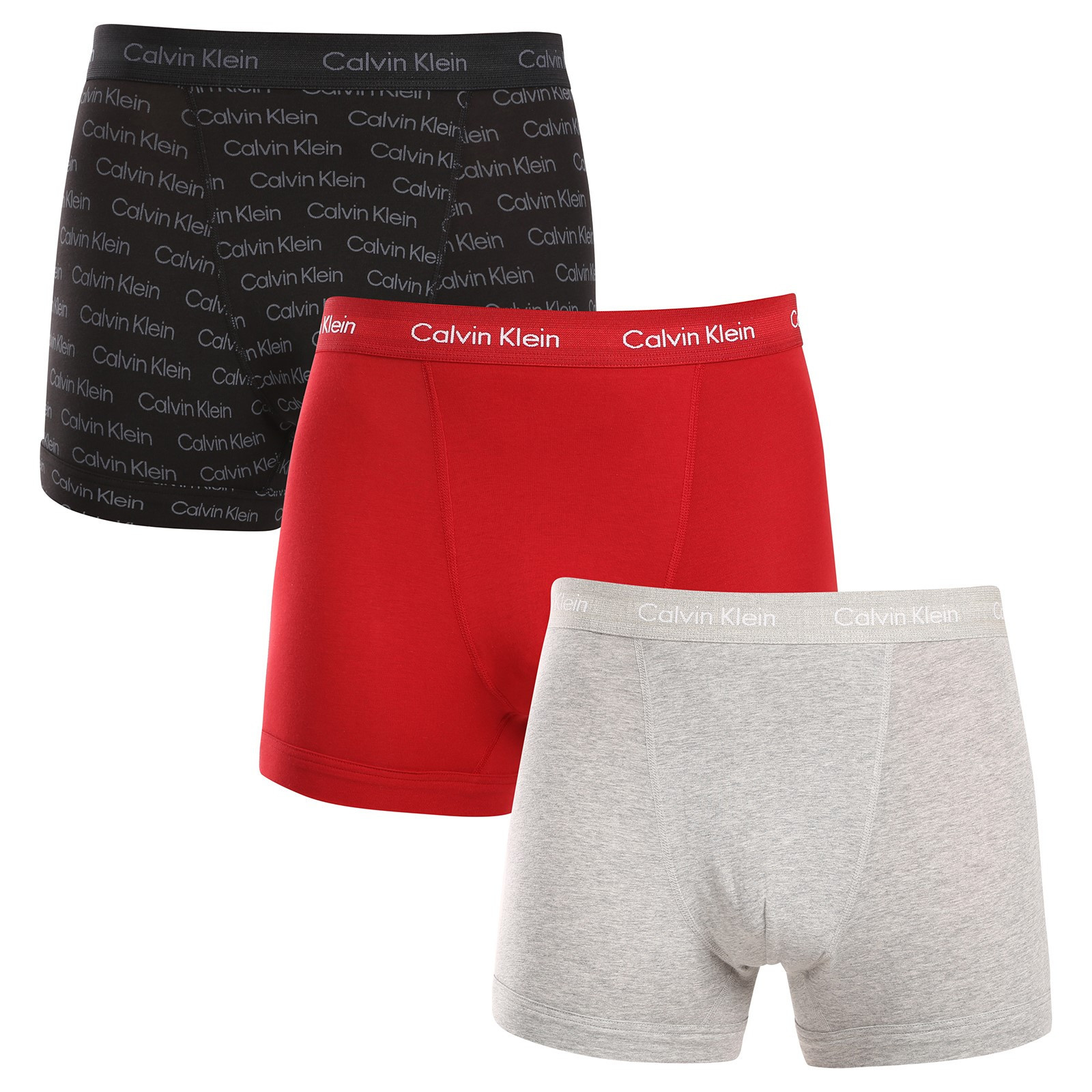 3PACK pánské boxerky Calvin Klein vícebarevné (NB3056A-QYP) XL, trenky / trenýrky