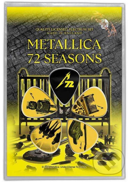 Gitarové trsátka Metallica: 72 Seasons set 5 ks - Metallica