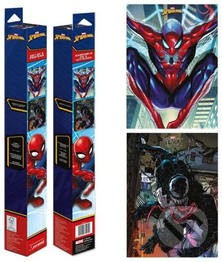 Set 2 ks plagátov Marvel - Spiderman: Spiderman a Venom - Marvel