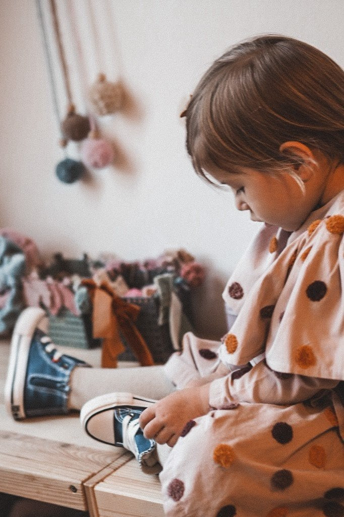 Dětské vysoké tenisky Big Star - tmavě modrá