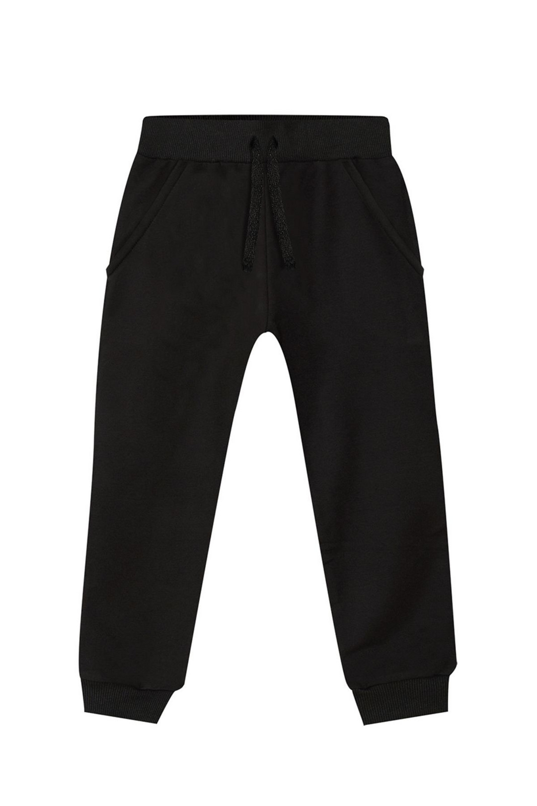 Denokids Basic Unisex Black Sweatpants