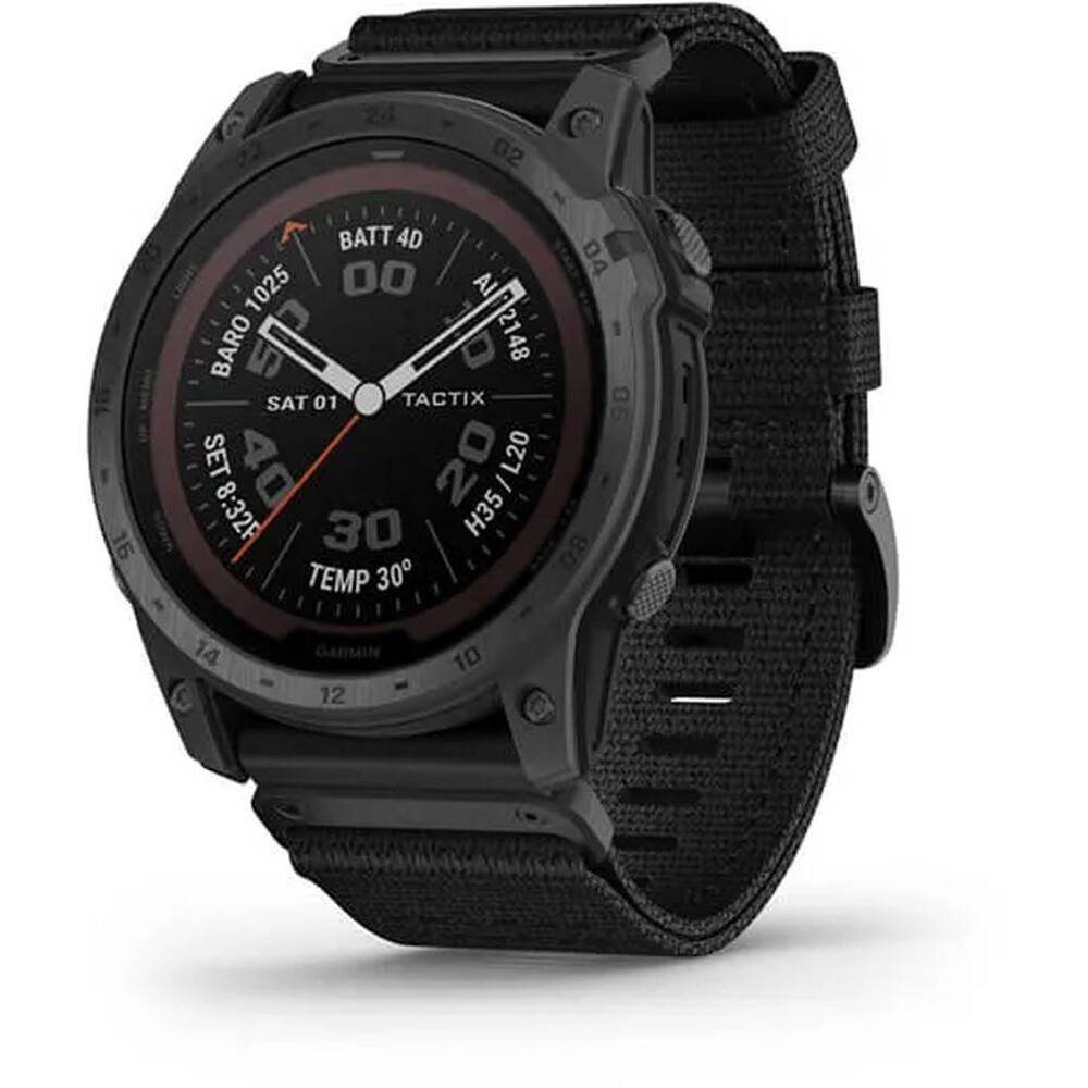 GPS hodinky Garmin tactix 7 PRO Solar Sapphire - Titanium / Black Nylon Tactical Band