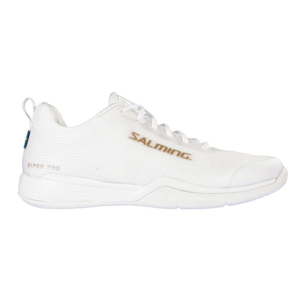 SALMING Viper Pro White/Gold, 12 UK - 48 EUR - 31 cm