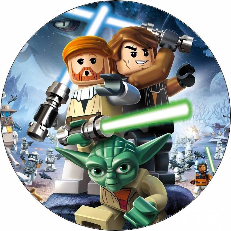 Jedlý papír Lego Star Wars 19,5 cm - Pictu Hap