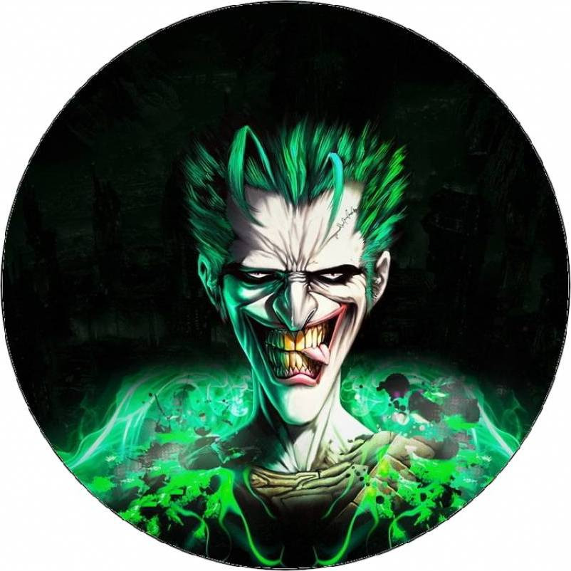 Jedlý papír Joker ilustrace 19,5 cm - Pictu Hap