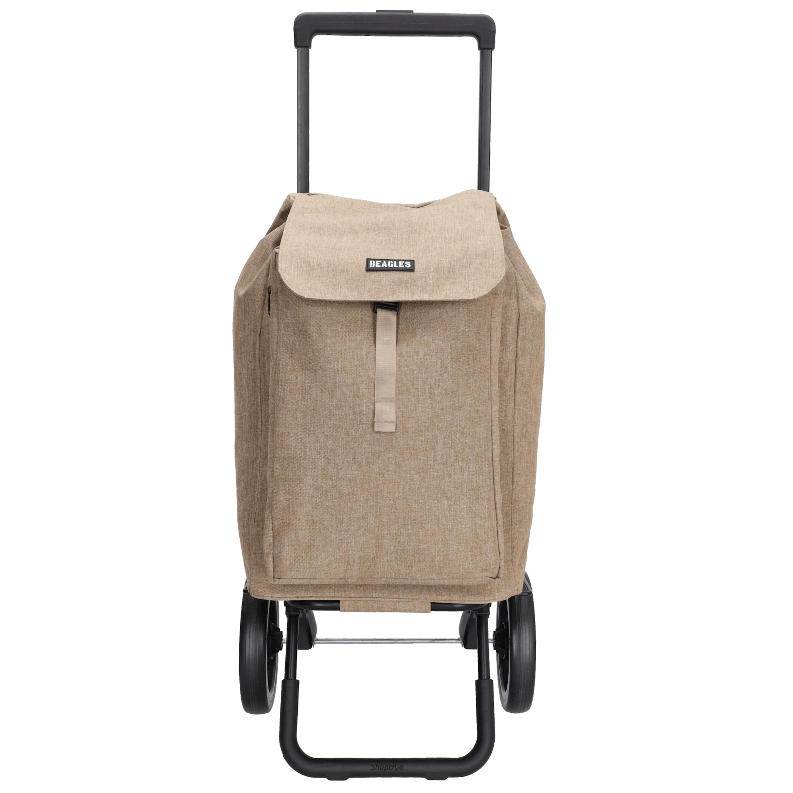 Beagles Shop & Go nákupní taška na kolečkách - taupe