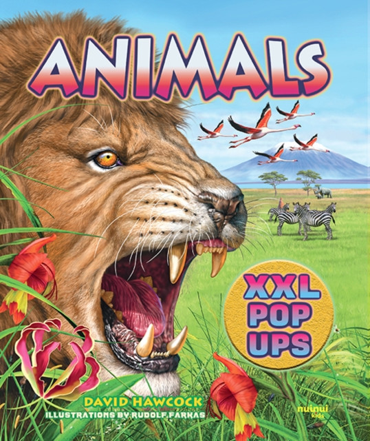 Animals XXL pop-ups (Hawcock David)(Pevná vazba)