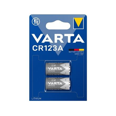 Varta Lithium CR123A Baterie 2ks 6205301402