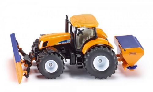 SIKU Super - Traktor s přední radlicí a sypačem soli, 1 50