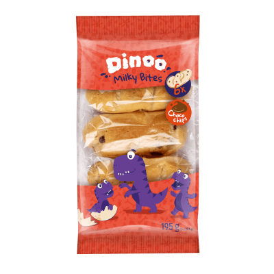 Dinoo Milky Bites 195g B