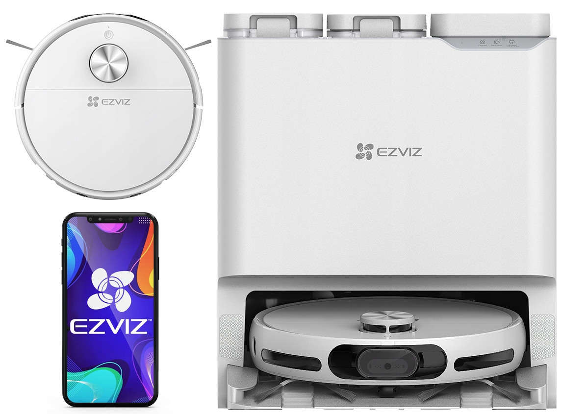 Uklízecí Robot Mopovací Ezviz RS20 Pro 7200 Pa Kamera Detekce Aplikace