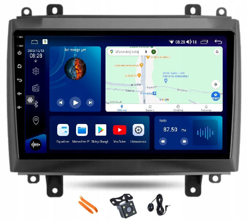 Radio Android Navigace Qled Carplay Lte Gps Dsp Cadillac Cts 02-07