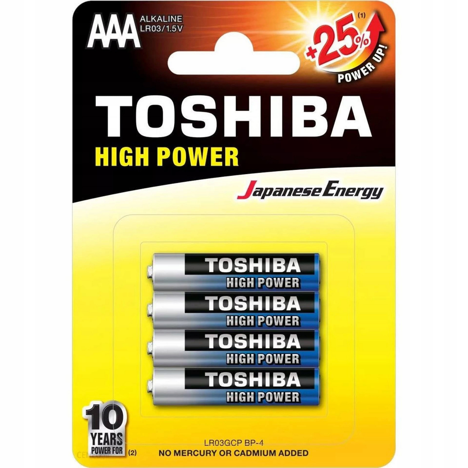 Alkalická baterie alkalické baterie Toshiba malé Aaa tyčinky (R3) 192ks