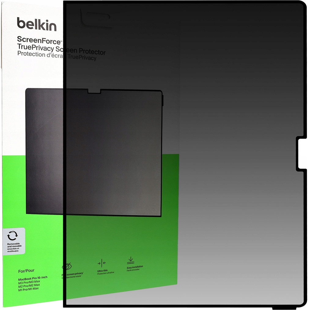 Belkin fólie s privátním filtrem pro MacBook Pro 16, antireflexní, Sf