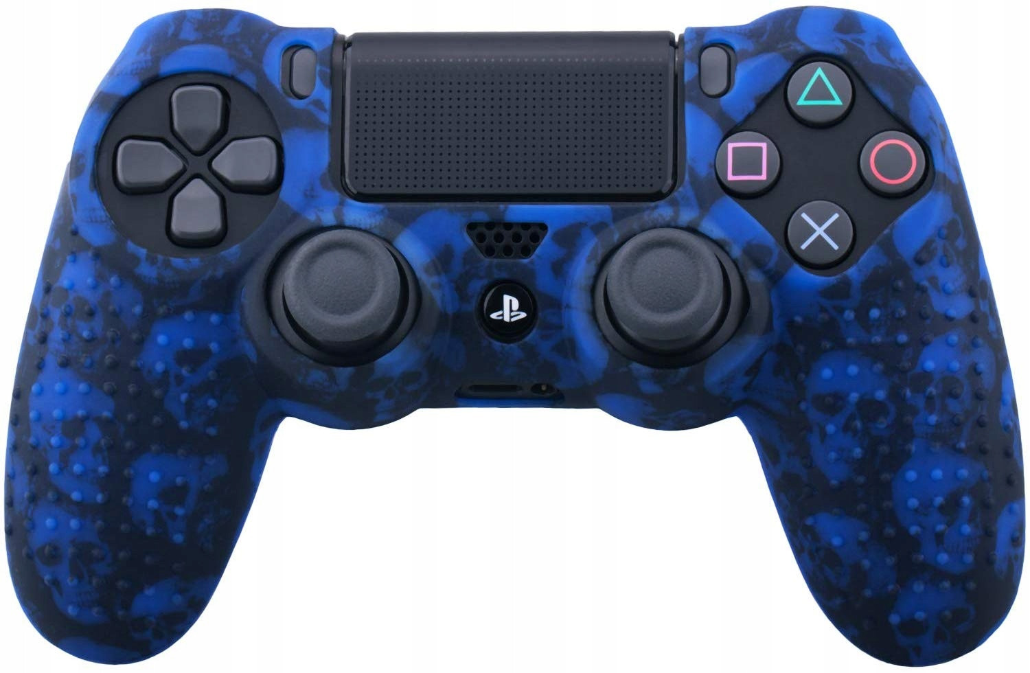 Pouzdro Pouzdro Silikonové Pandaren Studded pad PS4 Pro Slim Skull Blue