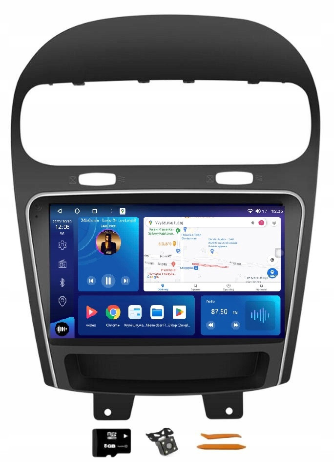 Radio Android Navigace Qled Carplay Lte Gps Dsp Fiat Freemont 11-15