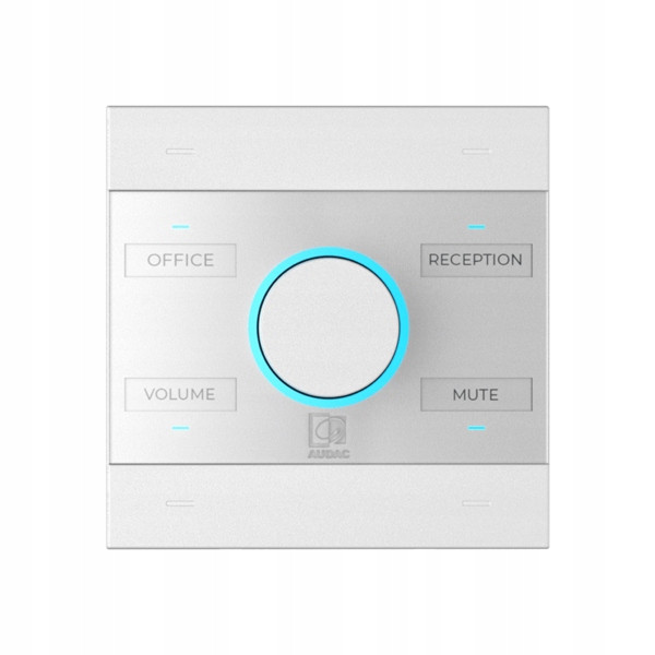 Audac NCP105/W Univerzální PoE síťový panel bílá verze