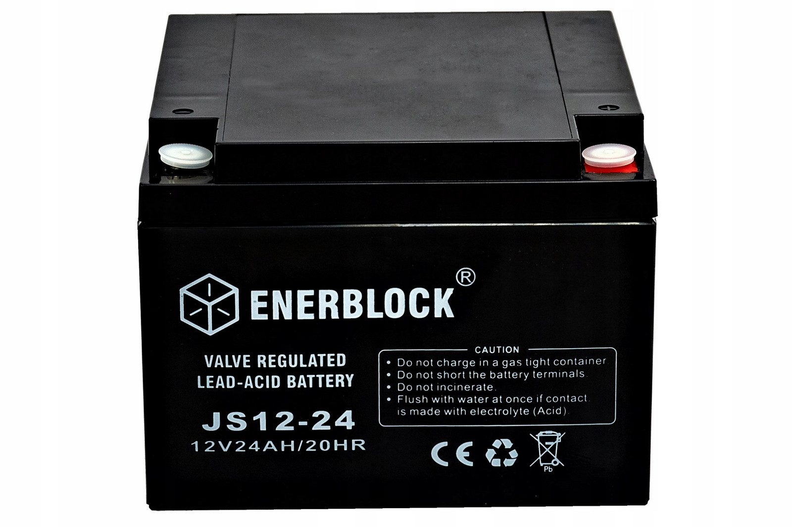 Akumulátor Agm 12V 24Ah Enerblock Deep-cycle Silná