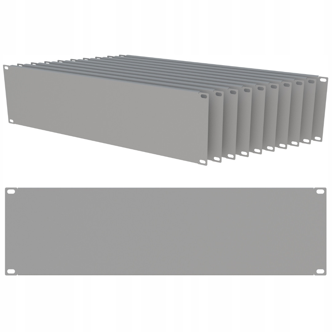 Sada 10x Maskovací panel Maskáč Rack 19