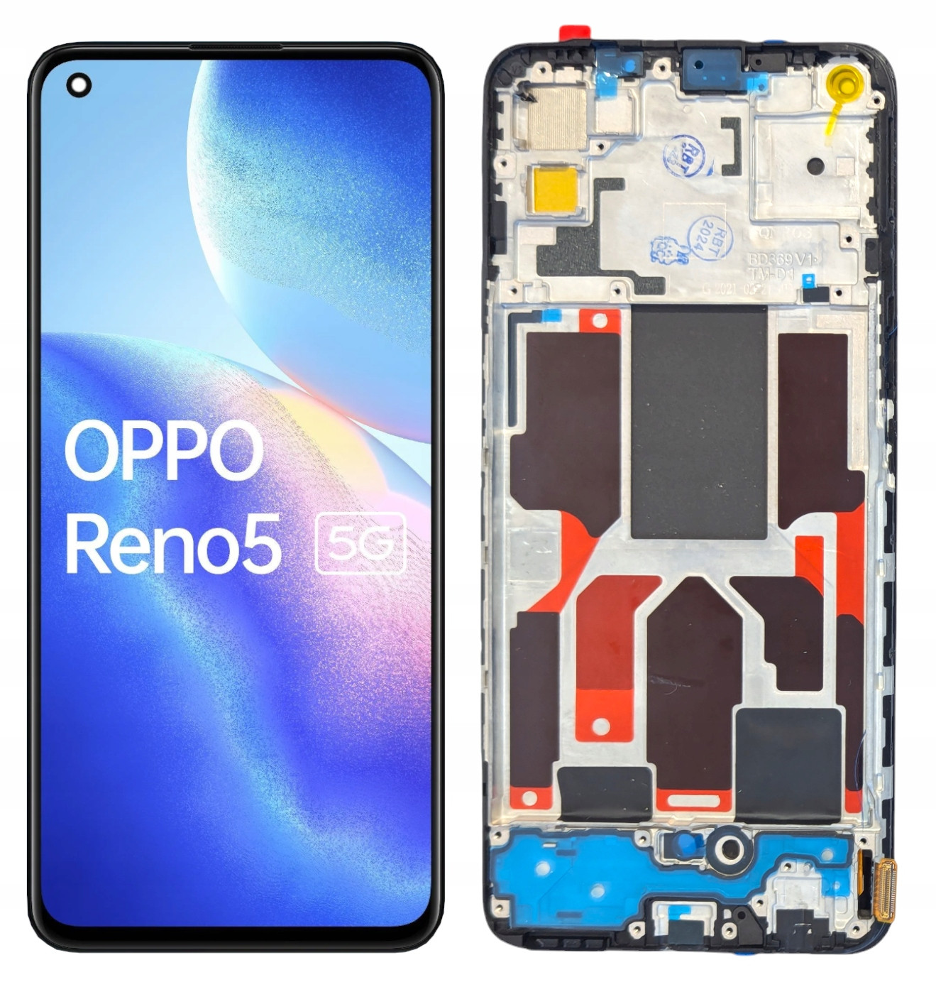 LCD Displej Pro Oppo RENO5 5G Rámeček PEGM00 PEGT00 CPH2145