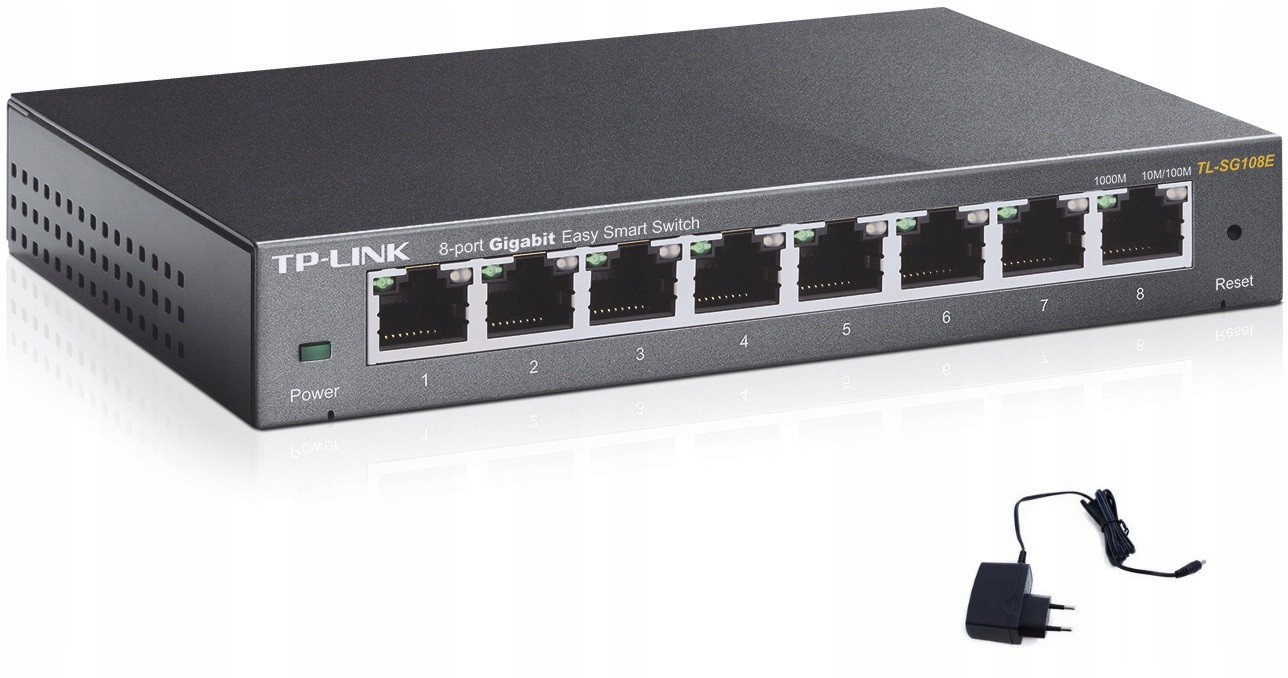 Switch 8port TP-Link TL-SG108E Spravovatelný GigaBit