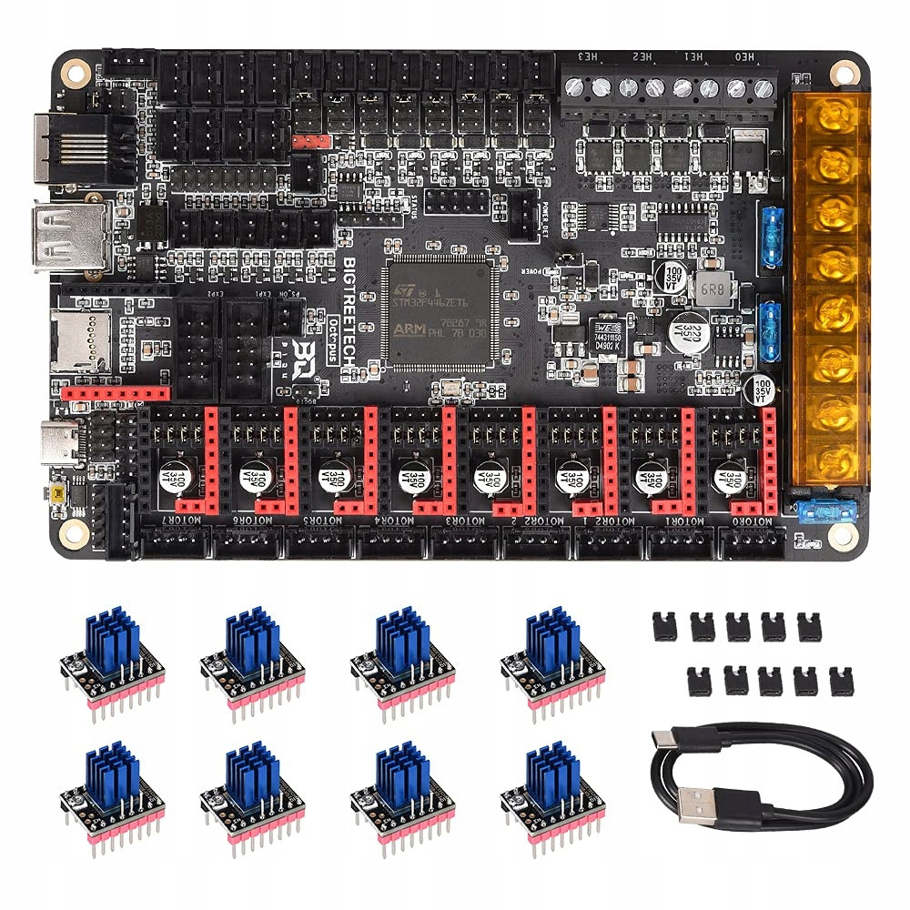 Bigtreetech Octopus V1.1 (s 8 moduly TMC2209)