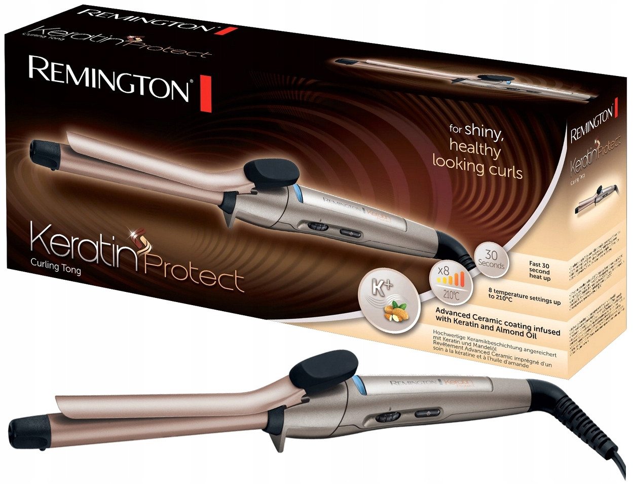 Kulma Na Vlasy Remington Keratin 19mm Pouzdro