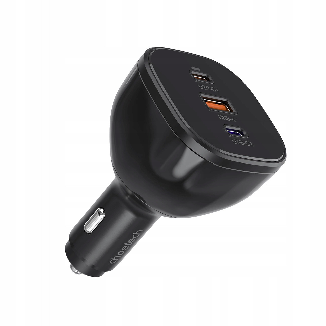 Nabíječka Choetech TC0024 automobilová 160W 2x Usb-c Pd 3.1 1x Usb-a černá