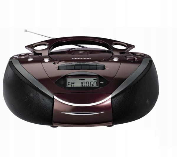 boombox rádio Grundig Rrcd 3720 Dec Usb Sd přehrávač Maroone resume play