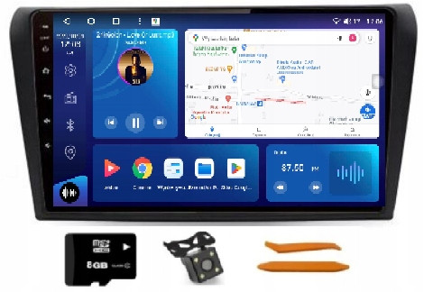 Radio Android Navigace Qled Carplay Lte Gps Dsp Mazda 3 04-09