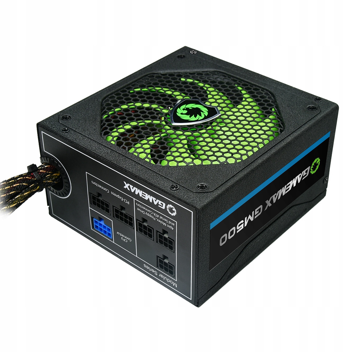 Modulární napájecí zdroj Gamemax GM500 500W 80 Plus Bronze Semi Modular Psu