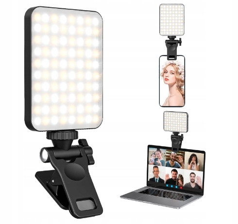 Svítilna Led pro notebook smartphonu na selfie foto klip 80 diod