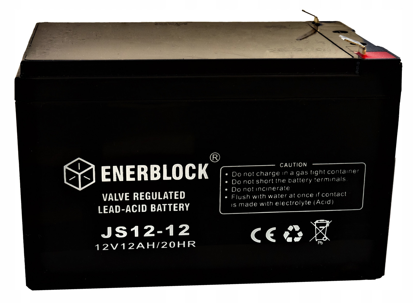 Akumulátor Agm 12V 12Ah Enerblock Deep-cycle Silná