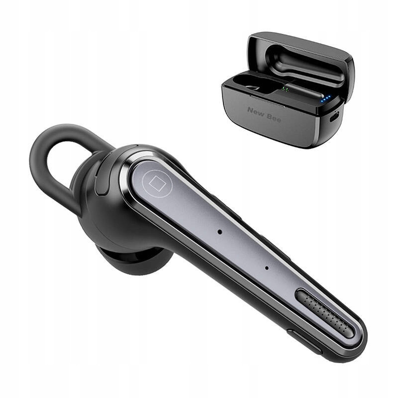 New Bee M52 Bezdrátová sluchátka Bluetooth 5.1 Headset Pouzdro