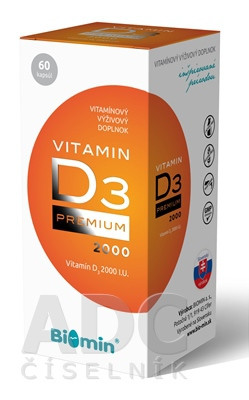 BIOMIN Vitamin D3 Premium 60 kapsúl