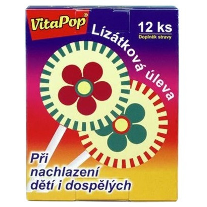 VITAPOP Lízanka pri nachladnutí detí aj dospelých 12 ks