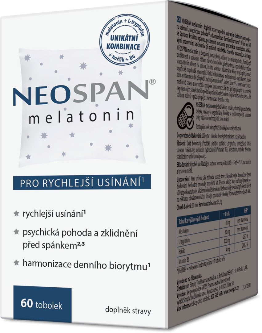 NEOSPAN Melatonin 60 tobolek