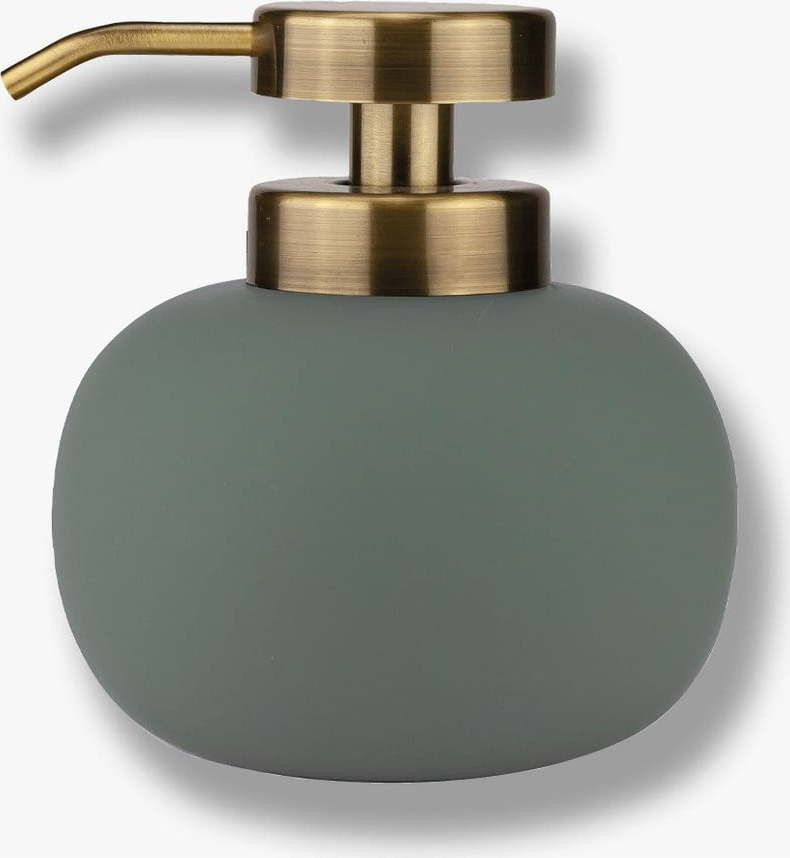 Zelený keramický dávkovač mýdla 200 ml Lotus – Mette Ditmer Denmark