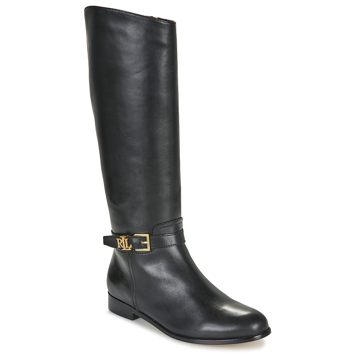 Lauren Ralph Lauren  BROOKE TALL-BOOTS-TALL BOOT  Černá