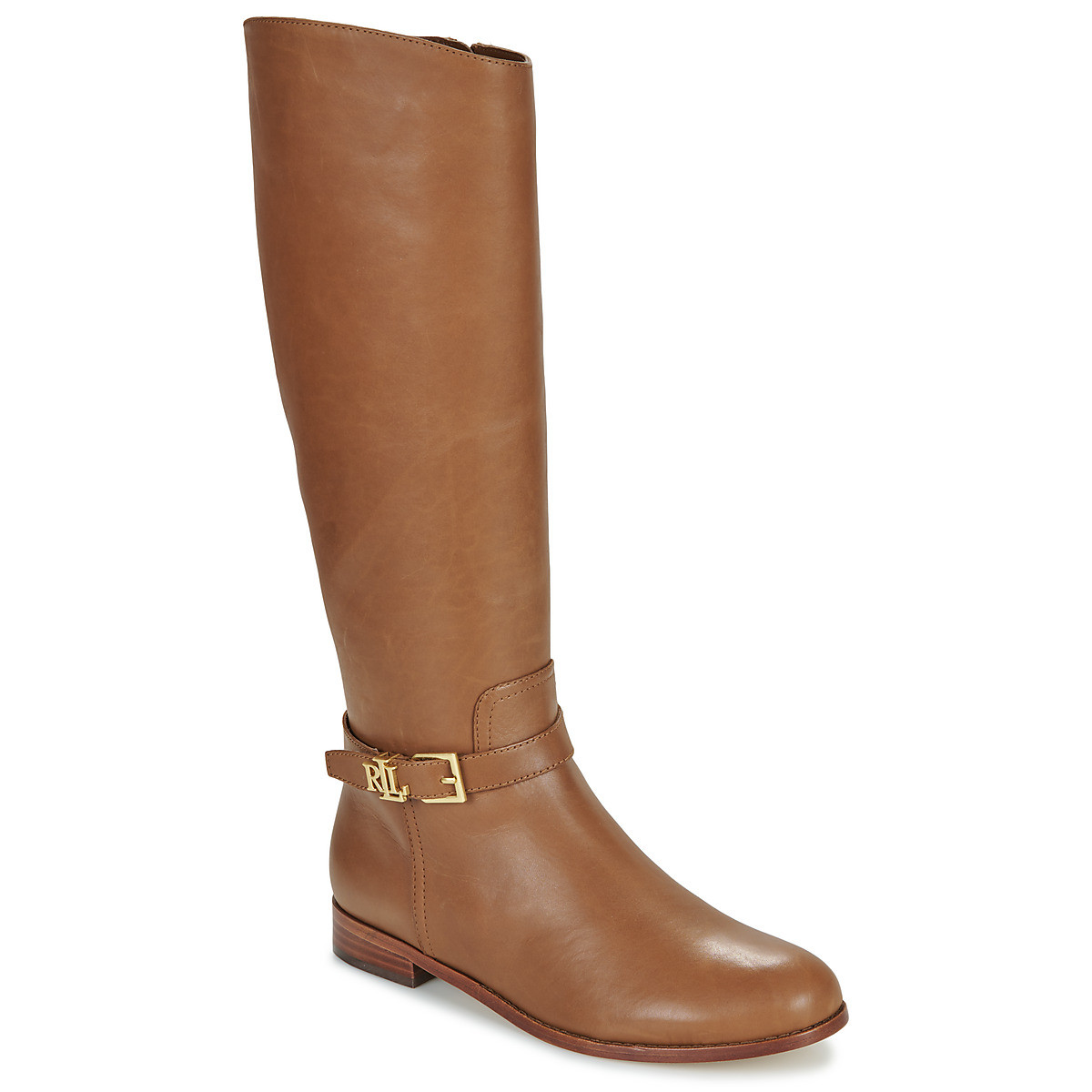 Lauren Ralph Lauren  BROOKE TALL-BOOTS-TALL BOOT  Hnědá