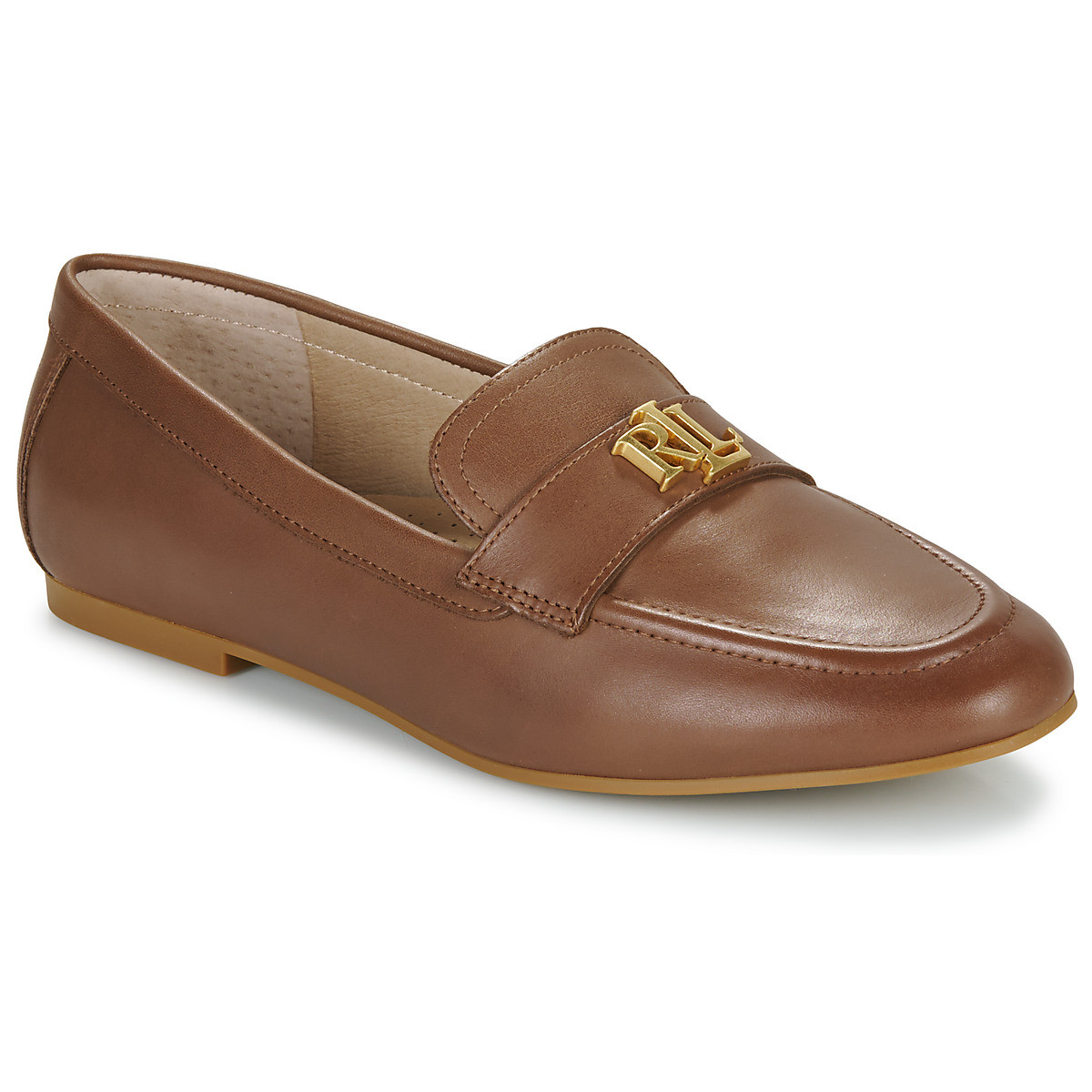 Lauren Ralph Lauren  AVERI III-FLATS-LOAFER  Hnědá