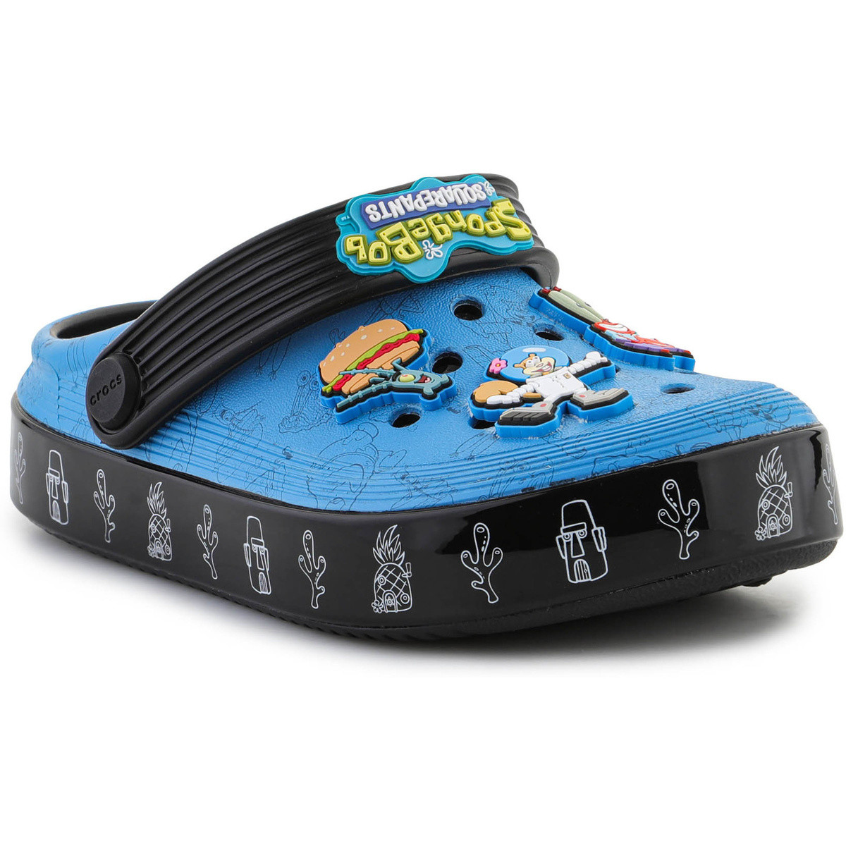 Crocs  Spongebob Multi Off 209823-001  Černá