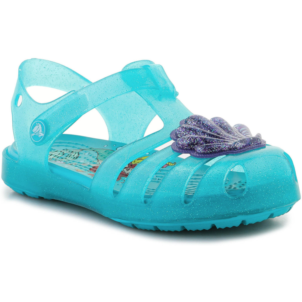 Crocs  Princess Ariel Isabella Sandal T 209902-4KR Latigo Bay  Modrá