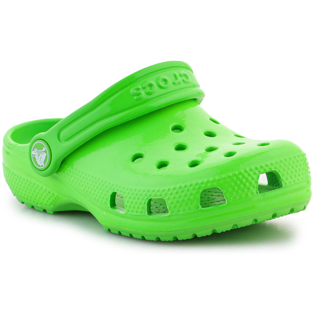 Crocs  Classic Neon Highlighter Clog K 209570-3WA Green Slime  Zelená