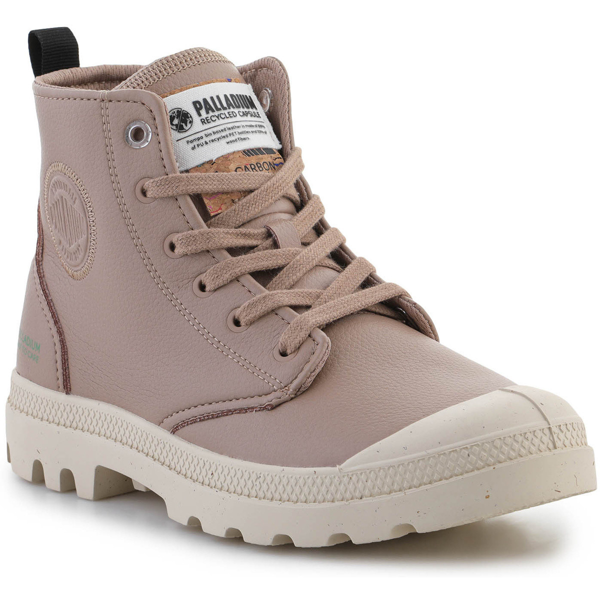 Palladium  Pampa Hi Re-Vegn Leather 74378-284-M Tan  Béžová